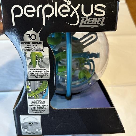 Perplexus Rebel 3D Maze Game Sensory Fidget Toy BrainTeaser Puzzle Ball Kids Toy - Picture 2 of 4